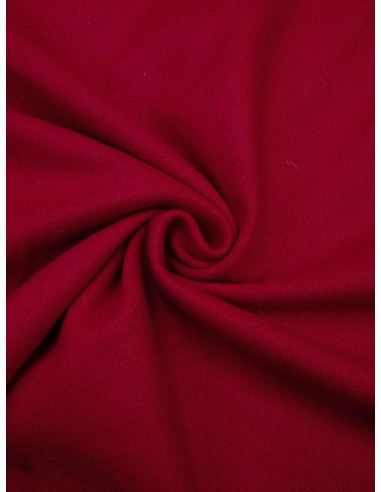 Tissu drap de laine - Rouge