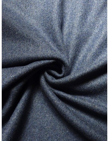 Tissu drap de laine - Gris bleu