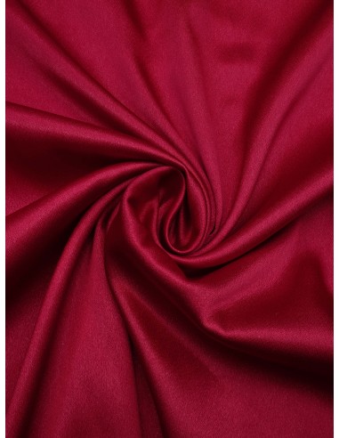 Tissu Crêpe satin - Framboise