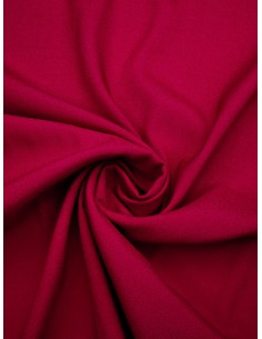 Tissu Crêpe satin - Framboise 2