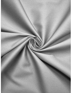 Tissu satin de coton - Gris