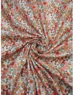 Tissu coton imprimé motif...