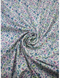 Tissu coton imprimé motif...