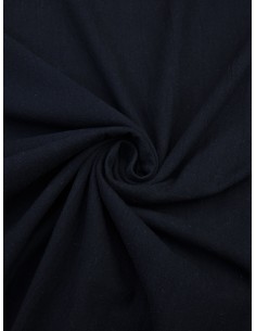 Tissu coton lavé - Marine