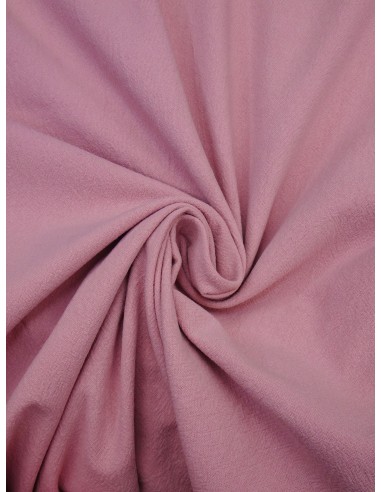 Tissu coton lavé - Vieux rose
