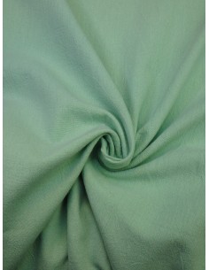 Tissu coton lavé - Vert d'eau
