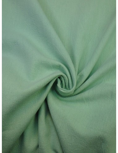 Tissu coton lavé - Vert d'eau