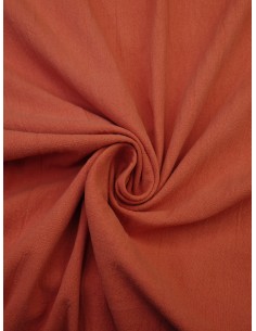 Tissu coton lavé - Orange
