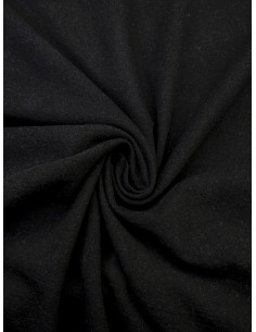 Tissu coton lavé - Noir