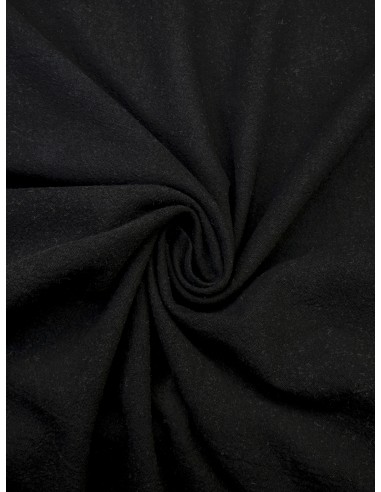 Tissu coton lavé - Noir