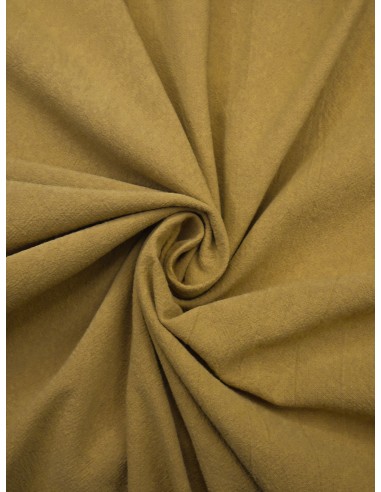 Tissu coton lavé - Camel