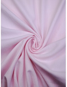 Tissu coton lavé - Rose pâle