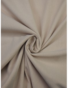 Tissu coton lavé - Beige