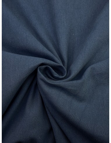 Tissu coton lavé - Bleu gris