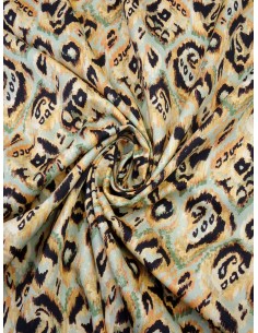 Tissu coton imprimé motif...