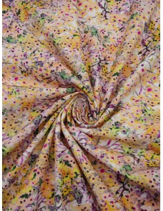 Tissu coton imprimé motif...