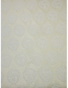 Tissu damassé motif... 2