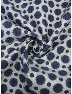 Tissu damassé motif...