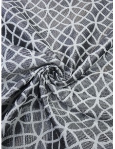 Tissu damassé motif...