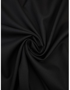 Tissu serge super 110's - Noir