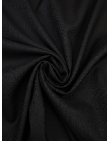 Tissu serge super 110's - Noir