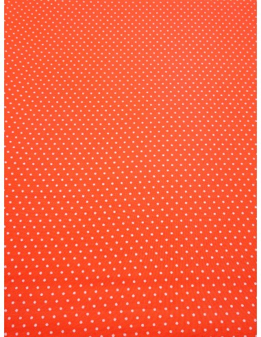 Tissu viscose imprimé motif pois -...