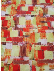 Tissu polyester imprimé...