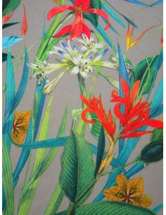 Tissu polyester imprimé...