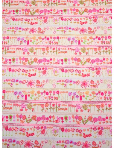 Tissu Liberty Jolie Rose