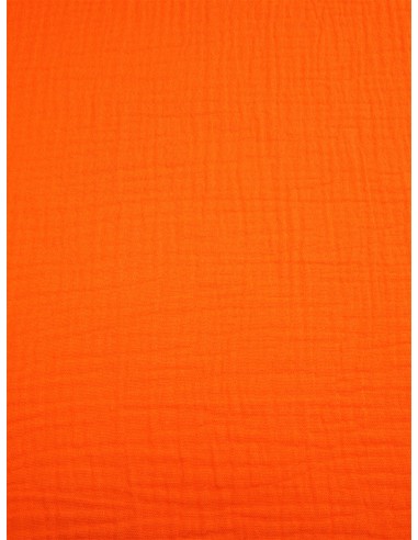 Tissu double gaze - Orange