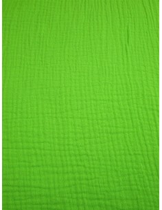 Tissu double gaze - Vert