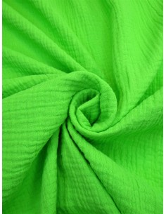 Tissu double gaze - Vert 2