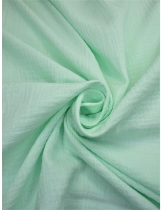 Tissu double gaze - Vert d'eau 2