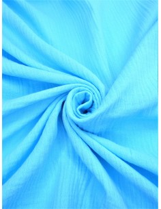Tissu double gaze - Turquoise 2
