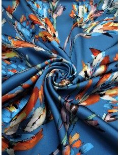 Tissu soie fantaisie