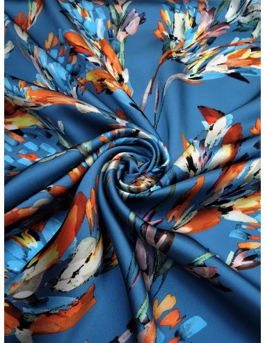 Tissu soie fantaisie