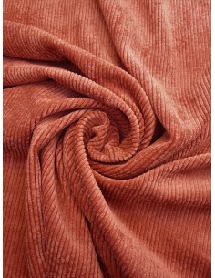 Tissu velours côtelé - Rouille