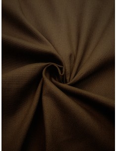Tissu bachette coton - Marron