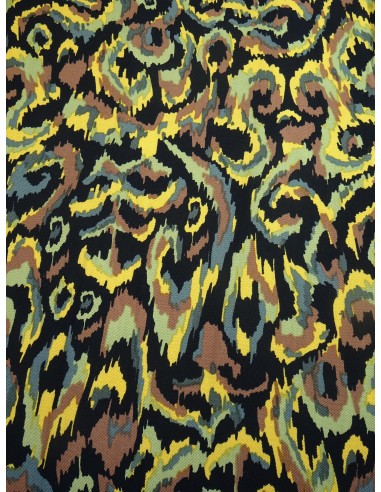 Tissu viscose imprimé motif fantaisie...