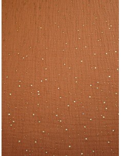Tissu double gaze - Caramel... 2