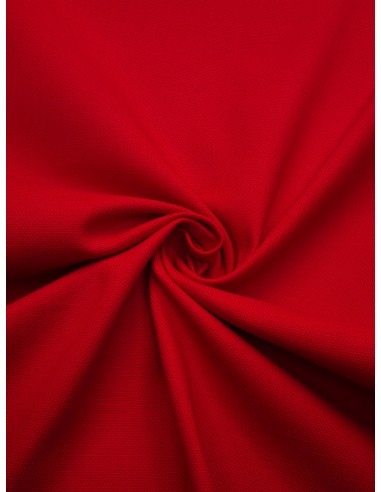 Tissu bachette coton - Rouge