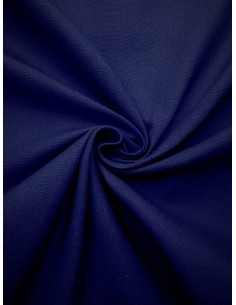 Tissu bachette coton - Bleu...
