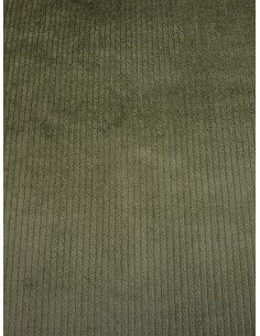 Tissu velours côtelé - Kaki 2