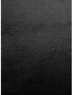 Tissu velours côtelé - Noir 2