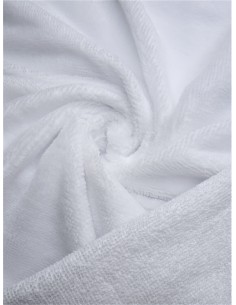 Tissu éponge bambou - Blanc