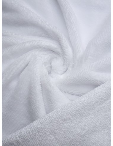 Tissu éponge bambou - Blanc