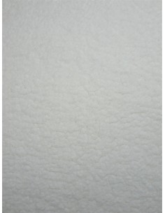 Tissu aspect mouton - Blanc... 2