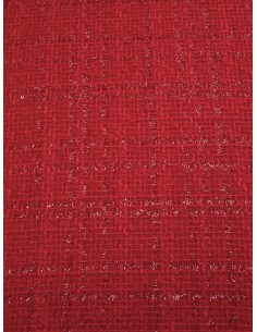 Tissu Style Chanel - Rouge 2