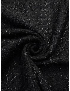 Tissu Style Chanel - Noir