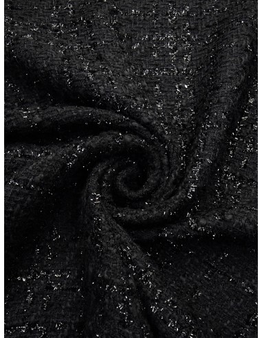 Tissu Style Chanel - Noir